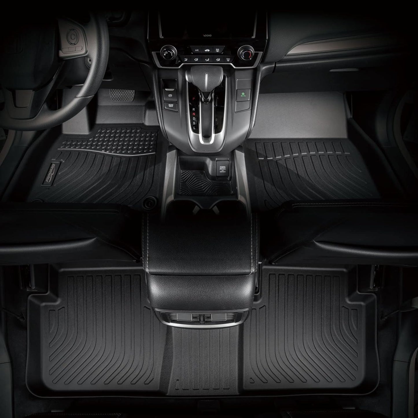 Binmotor-Floor Mats Cargo Liner Full Set for 2025 Mini Countryman(Not for SE/Electric Version), All Weather Car Mat Rubber Mat for Mini Countryman Trunk Liner Accessories Mats