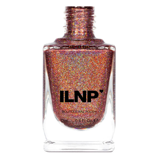 Ilnp Brownstone - Luminous Warm Brown Ultra Holo Nail Polish