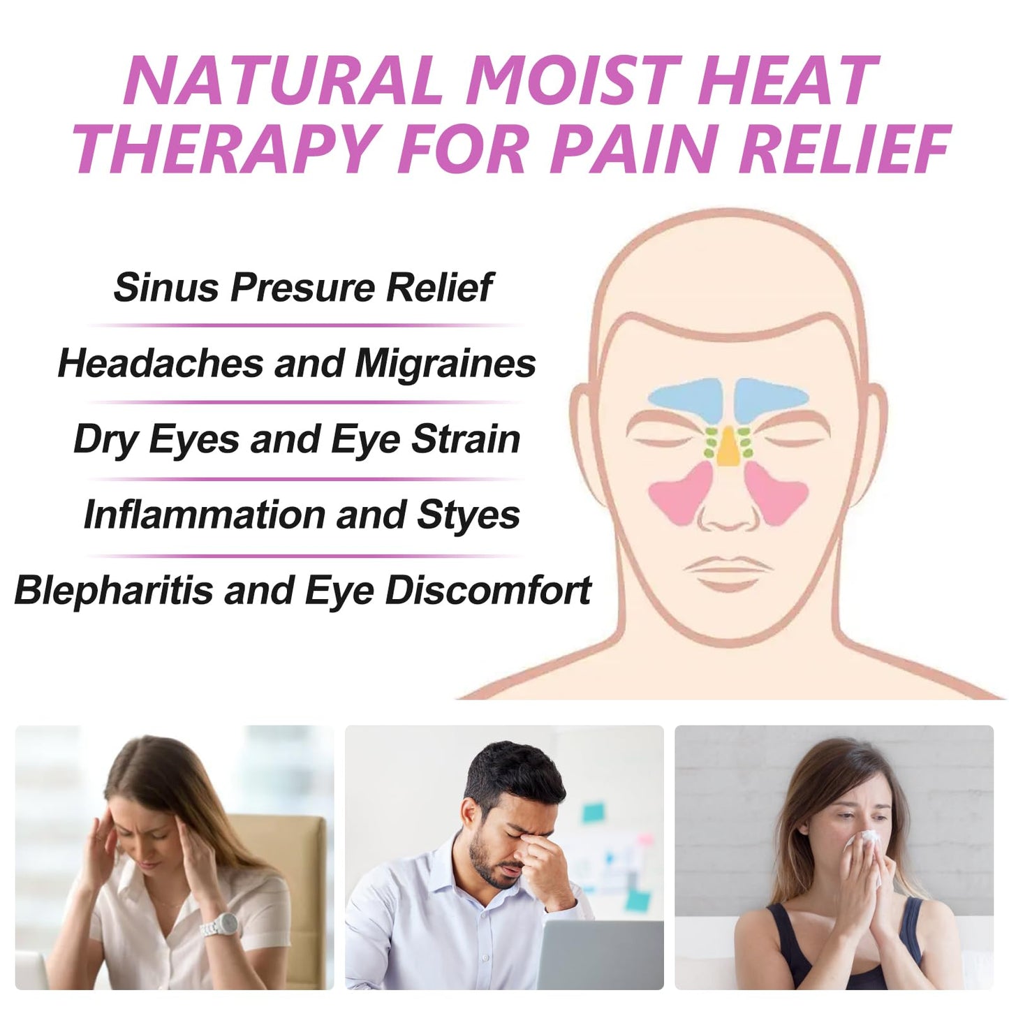 Heating pad Microwavable with Washable Cover 6 * 12" Microwave Moist Heat Pad for Neck Shoulder, Cramps, Back Pain Relief, Warm Compress Rice Bean Bag Hot Pack for Muscles, Joints, Lavender