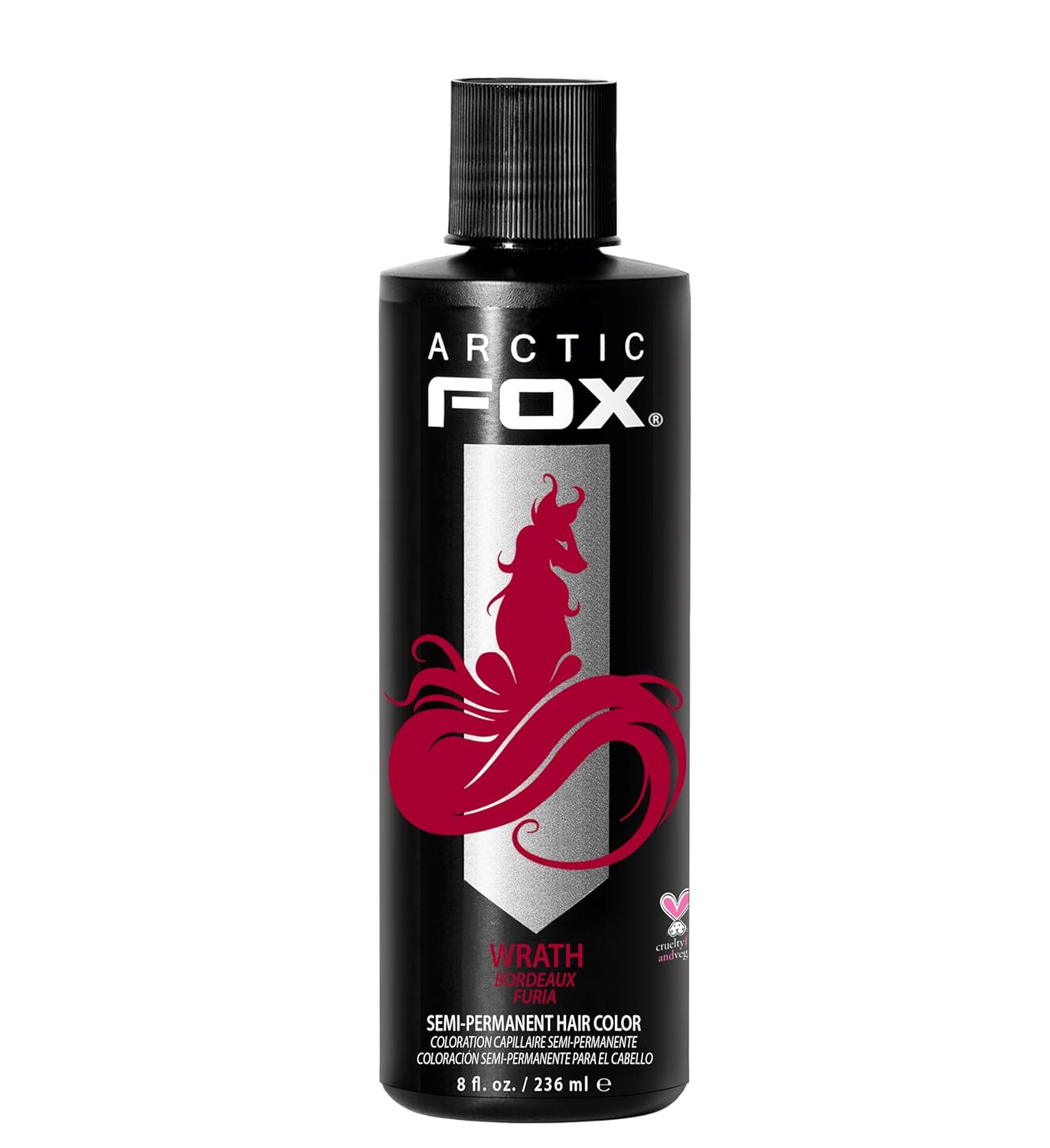 Vegan Semi-Permanent Hair Color Dye | Arctic Fox Aquamarine - 4 Fl Oz (Pack of 2)