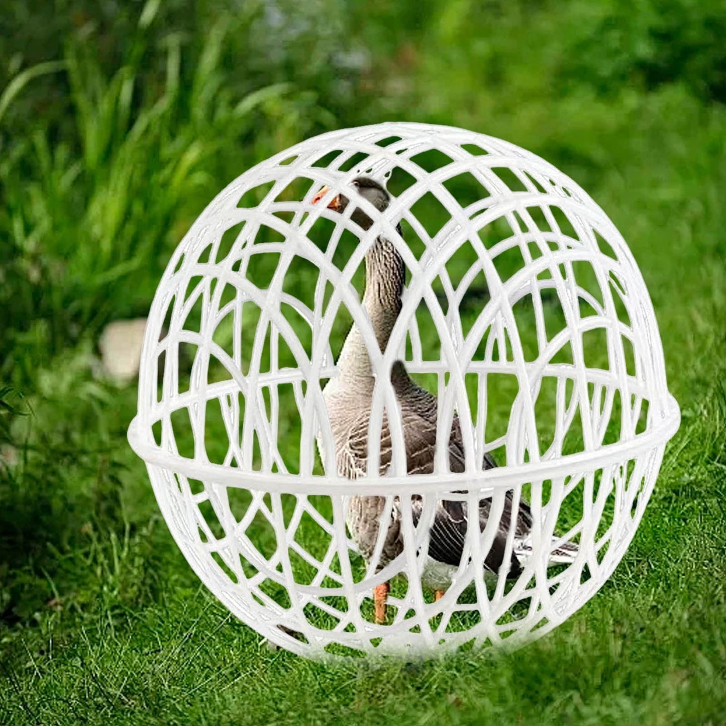 Chicken Cage Rolling, 2025 New Chicken Coop, Mobile Poultry Enclosure Round Hutch, Pet Removable Cage, Dog Horse Trampling,for Pet Outdoor Farm Use(3 Size)