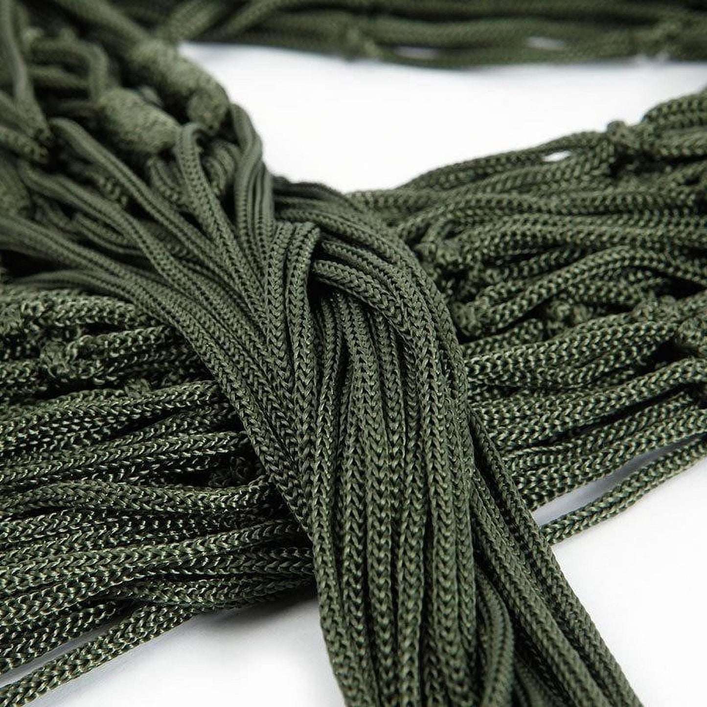 Nylon Mesh Outdoor Hammock with Tie Straps | Breathable Lightweight Design | 220lbs Weight Capacity | Portable Camping, Hiking, Backyard Use | 270x80cm Size | Durable Multi-Strand Rope