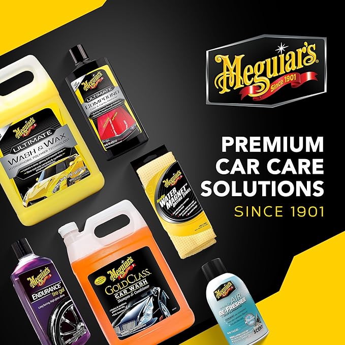 Meguiar's G190315 Ultimate Insane Shine Tire Coating, gives a Finish that Creates a Lasting Wet-Look for a Classic Black Shine, Easy to Use, No Hassle, No Mess, Ultimate Protection, 15 Oz Aerosol Can