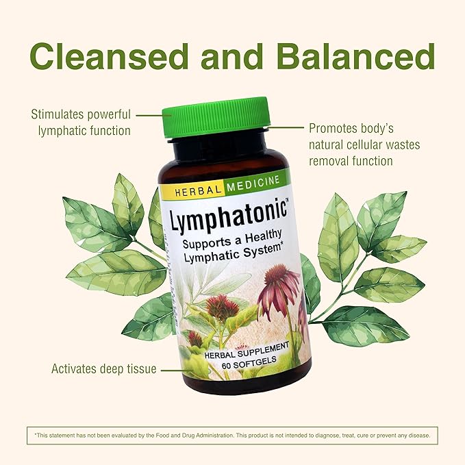 Herbs ETC. Lymphatonic Sg, 60 CT
