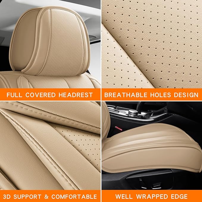 Seat Covers, Car Seat Covers Front Seats, Car Seat Cover, Car Seat Protector Waterproof,Seat Covers Carseat Cover Universal Fit for Most Cars