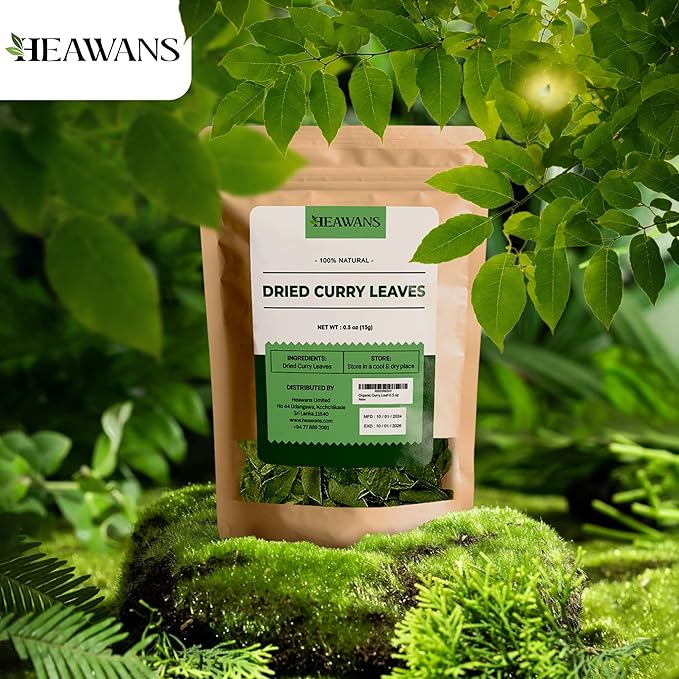 Organic premium grade air dried curry leaves ( not broken or crushed )