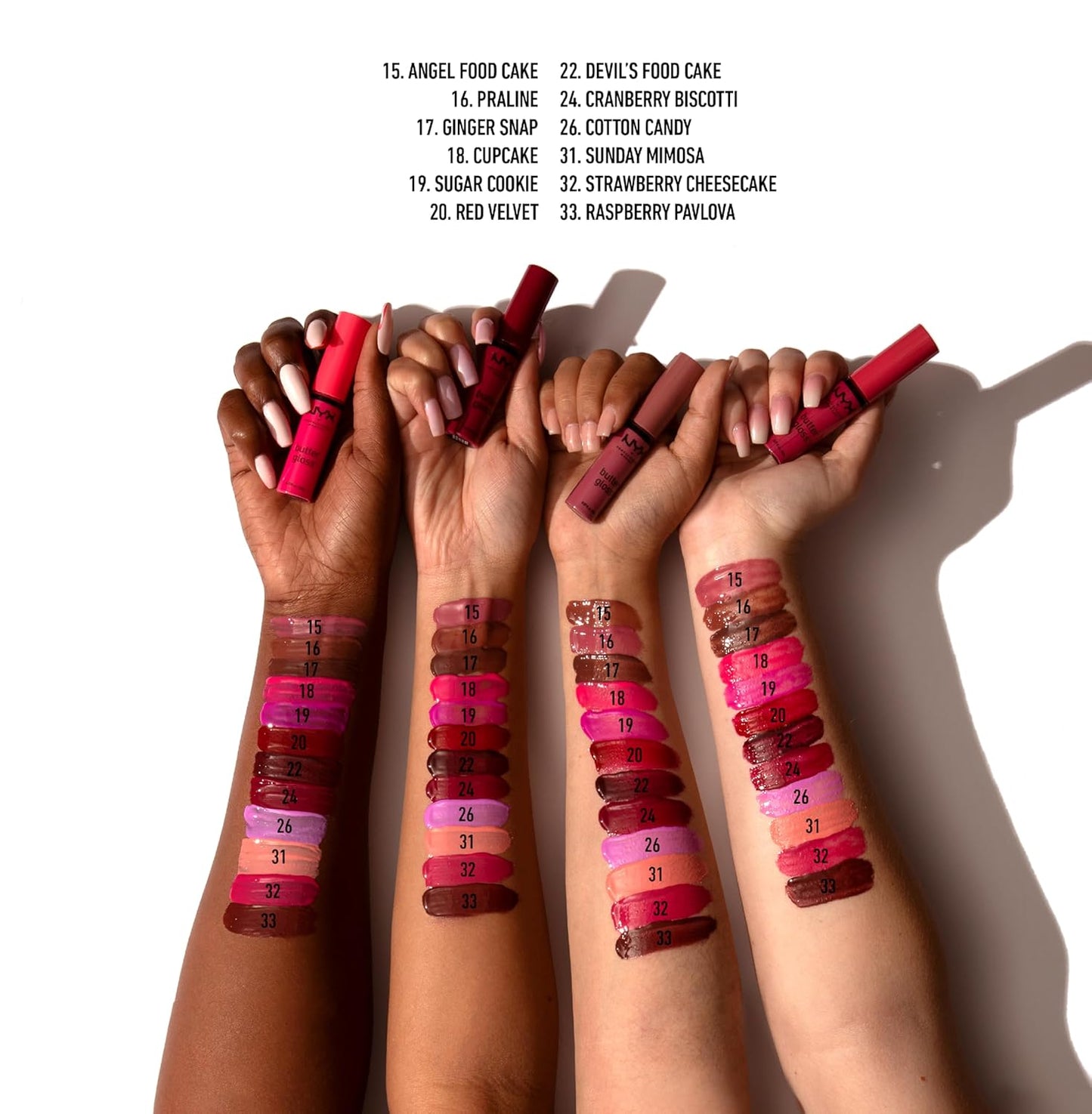 NYX Butter Gloss | Non-Sticky Lip Gloss for Women | Peaches & Cream