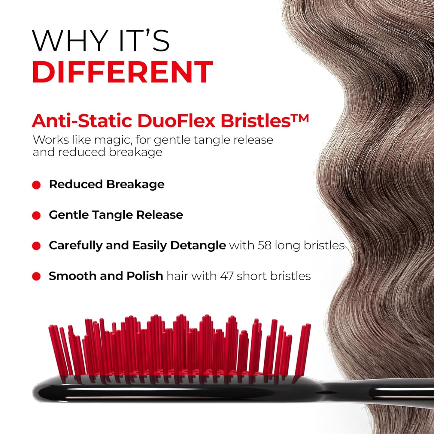 FHI Heat UNbrush Detangling Brush | Pain-Free for Wet & Dry Hair Types