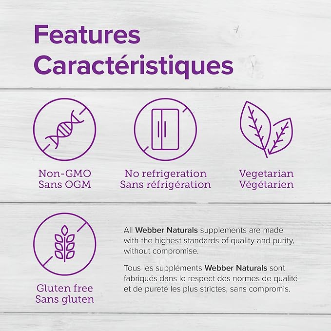 Webber Naturals Women's Multi Probiotic with Cranberry, 45 capsules