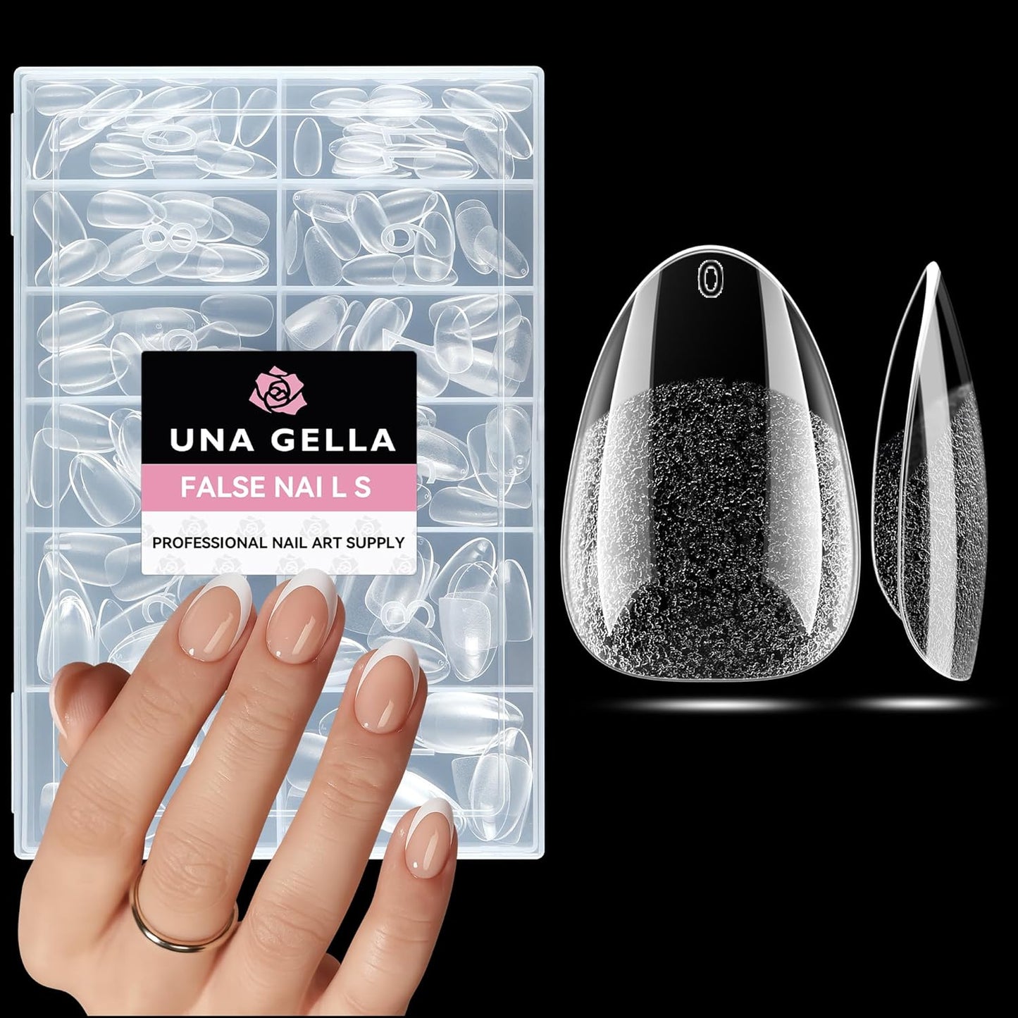 Extra Short Square Fake Nails | 216pcs Gel Tips | Full Cover Acrylic for DIY