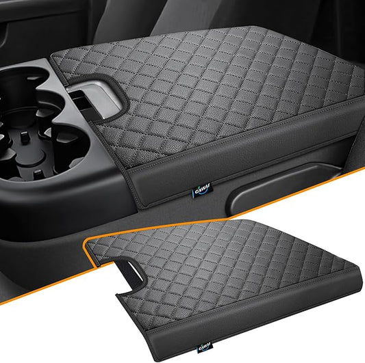 Center Console Cover Fit for Silverado Tahoe Sierra Yukon Suburban 2007-2013 Jump Seat Console, Car Armrest Seat Box Cover, Car Arm Rest Covering, Arm Rest Cushion Pad