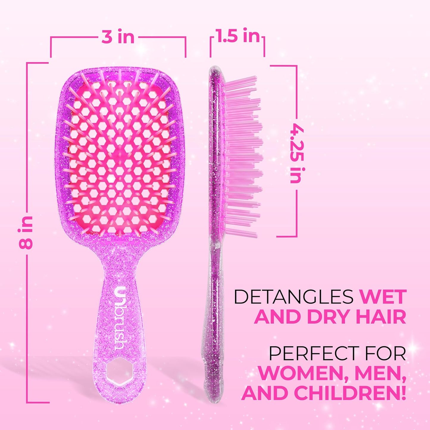 FHI Heat UNbrush Detangling Brush | Pain-Free for Wet & Dry Hair Types
