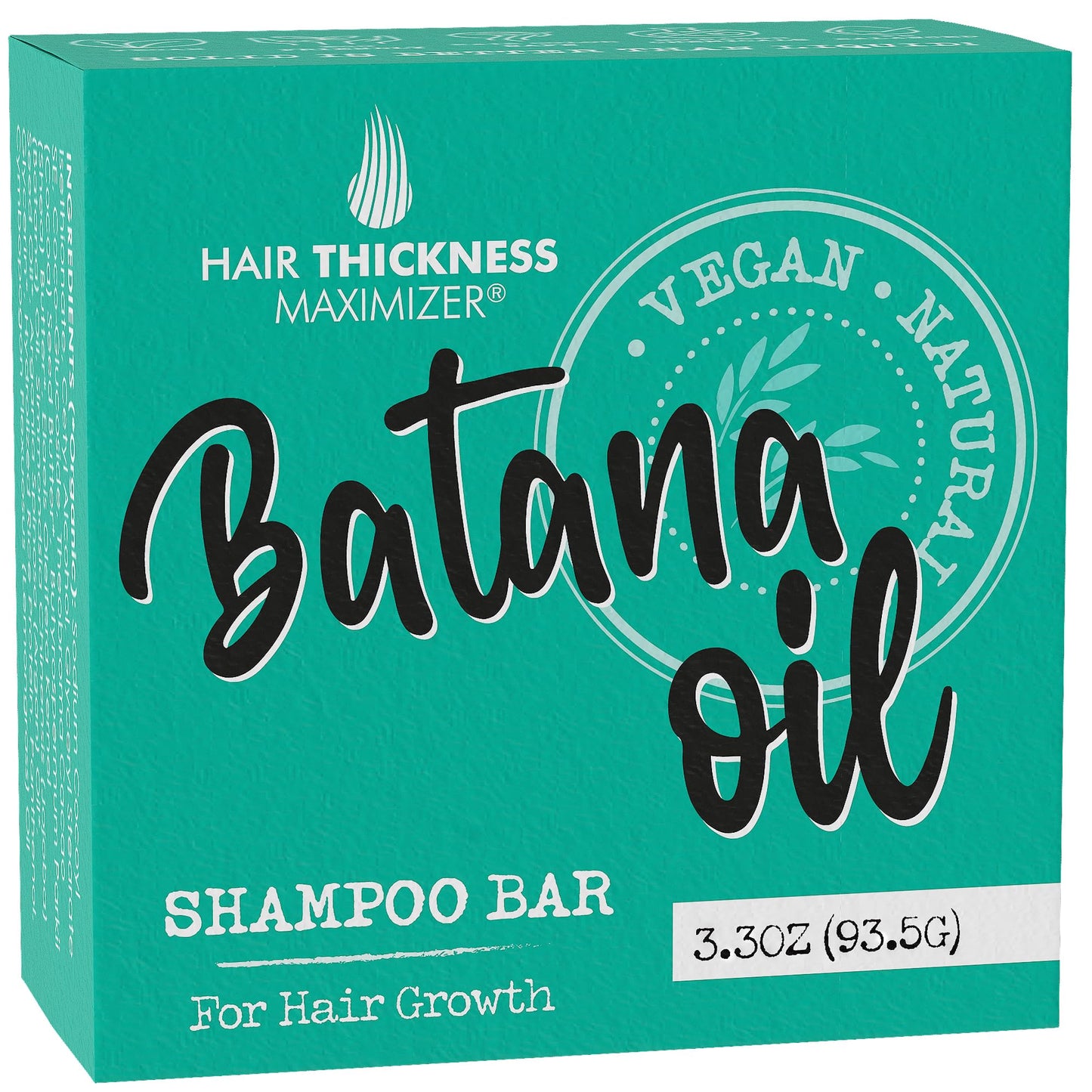 Batana Oil For Hair Growth Shampoo Bar. Eco Friendly, Vegan, Color Safe, Ph Balanced, Sulfate Free Bars For Hair Thickening And