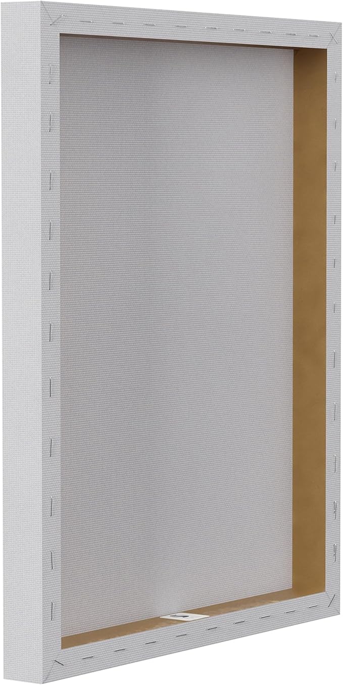 Stupell Industries Beauty Begins Once You Decide to Be Yourself White Marble Typography, Design by Daphne Polselli Wall Art, 24 x 30, Black
