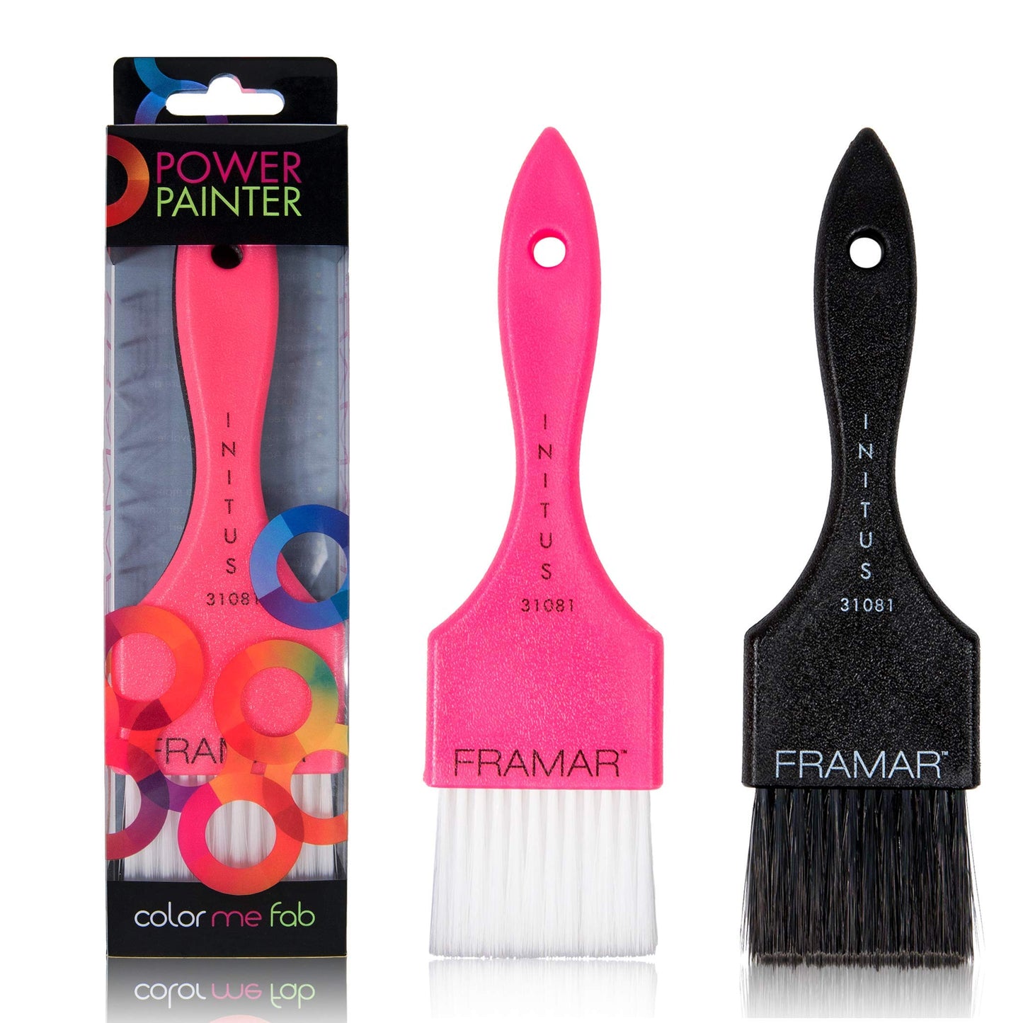 Framar Power Painter Hair Dye Brush - Hair Coloring Brush, Hair Dying Brush To Apply Hair Color, Blending Hair Color Brush Set,
