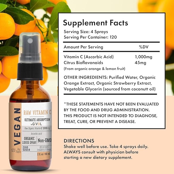 Organic Elderberry Mist-Sambucus Nigra (Extra Strength) and Vitamin C Extra Strength Spray Mist: Daily Absorption Liquid Extract - Non-GMO - Immune Boost Optimizes Wellness Benefits