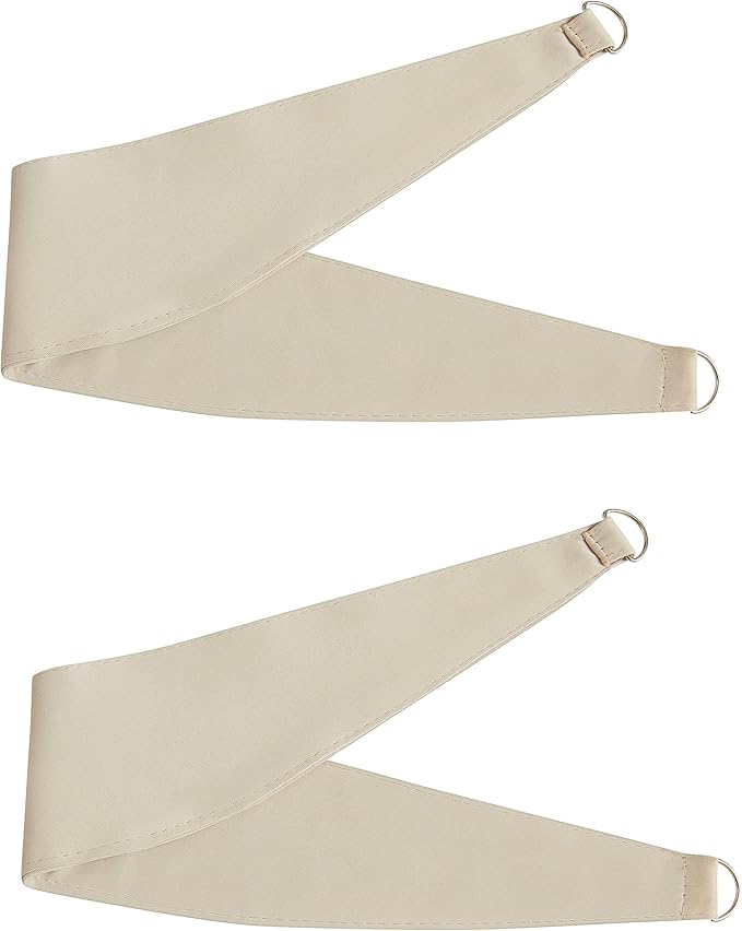 Bujasso Beige 80% Blackout Curtains with Sheer Overlay Mix and Match Double Layer Thermal Insulated Window Panels 84 inch for Living Room Bedroom Beige Drapes with Tiebacks Grommet Top 54" Wx84 Lx2