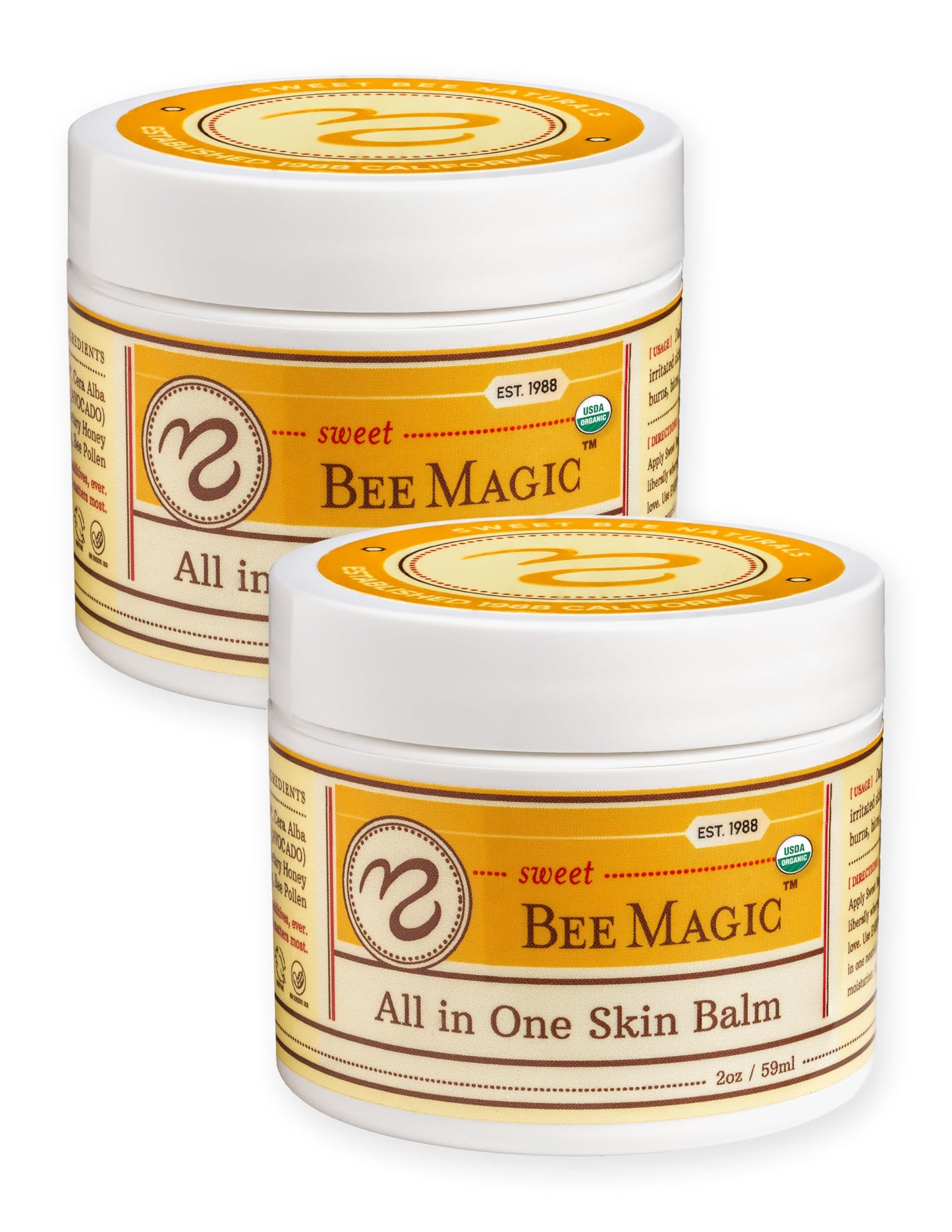 Medicine Mama'S Apothecary Sweet Bee Magic All In One Healing Skin Cream, 2 Ounce