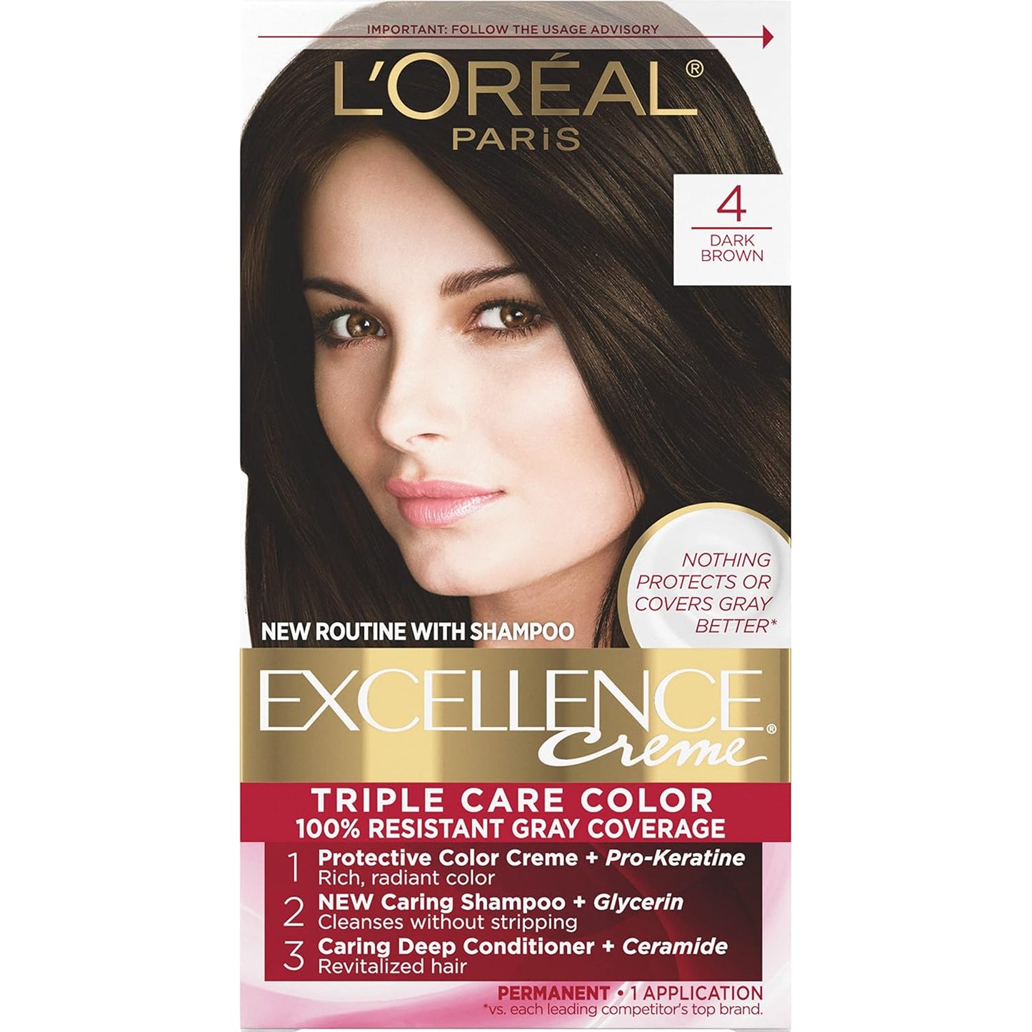 L'Oreal Paris Excellence 8G Medium Golden Blonde Hair Color | Gray Coverage, 8 Weeks