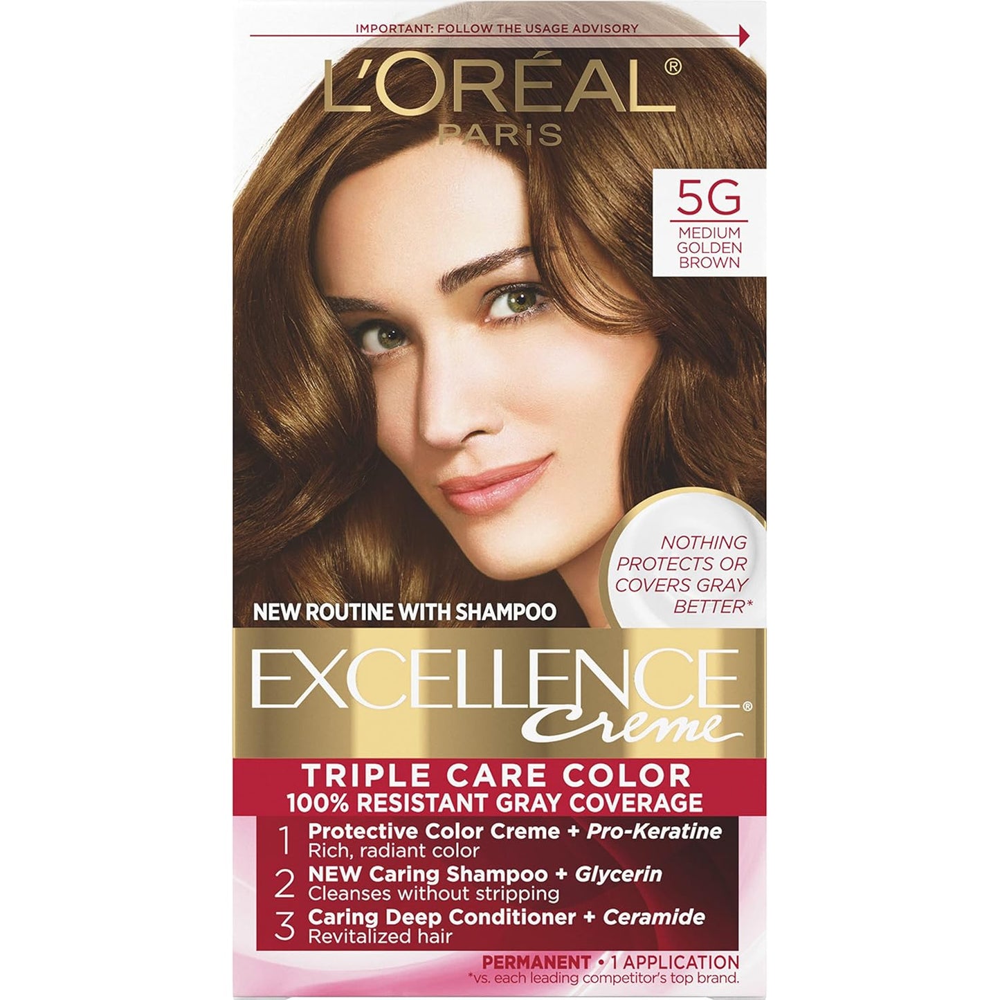 L'Oreal Paris Excellence Crème 9A Light Ash Blonde Hair Color | Gray Coverage, 8 Weeks