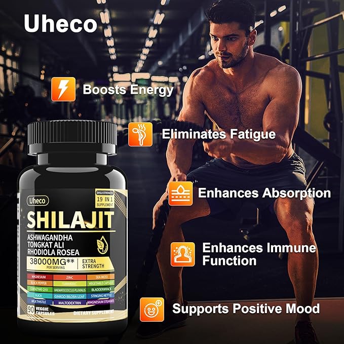 Fulvic Acid Capsules, Supplement for Shlajit 20000 mg- 87 Count