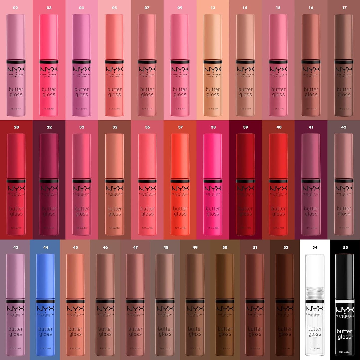NYX Butter Gloss | Brown Sugar Non-Sticky Lip Gloss for Smooth Lips