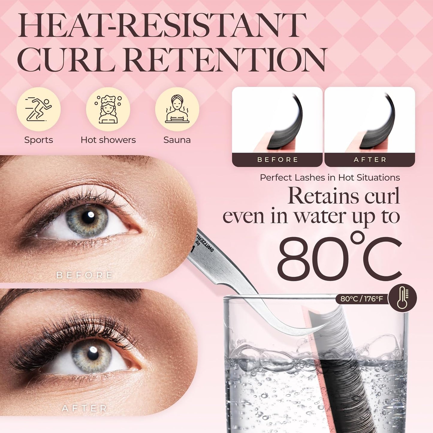 LASHVIEW Volume Lash Extensions 0.03-0.20 J/B/L/C/CC/D Curl 8-16mm Mixed & Single Length Tray, Soft Matte Dark Professional Eyelashes Extension(0.03 D 11mm)