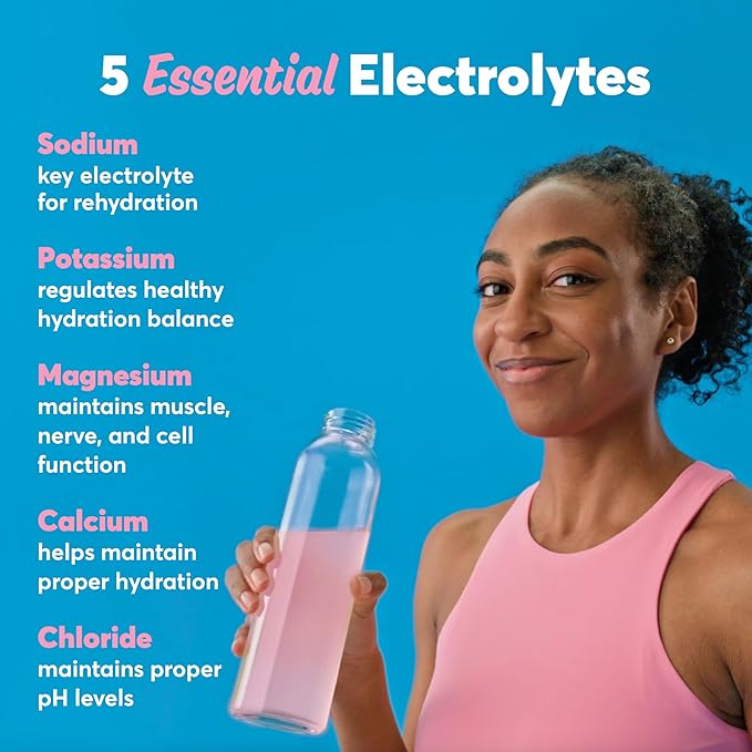 Nuun Immunity Electrolyte Tablets with Vitamin D, C, E, & A, Ginger, Elderberry, Magnesium & 4 Other Essential Electrolytes, Vegan, Blueberry Tangerine, 8 Pack (80 Servings Total)