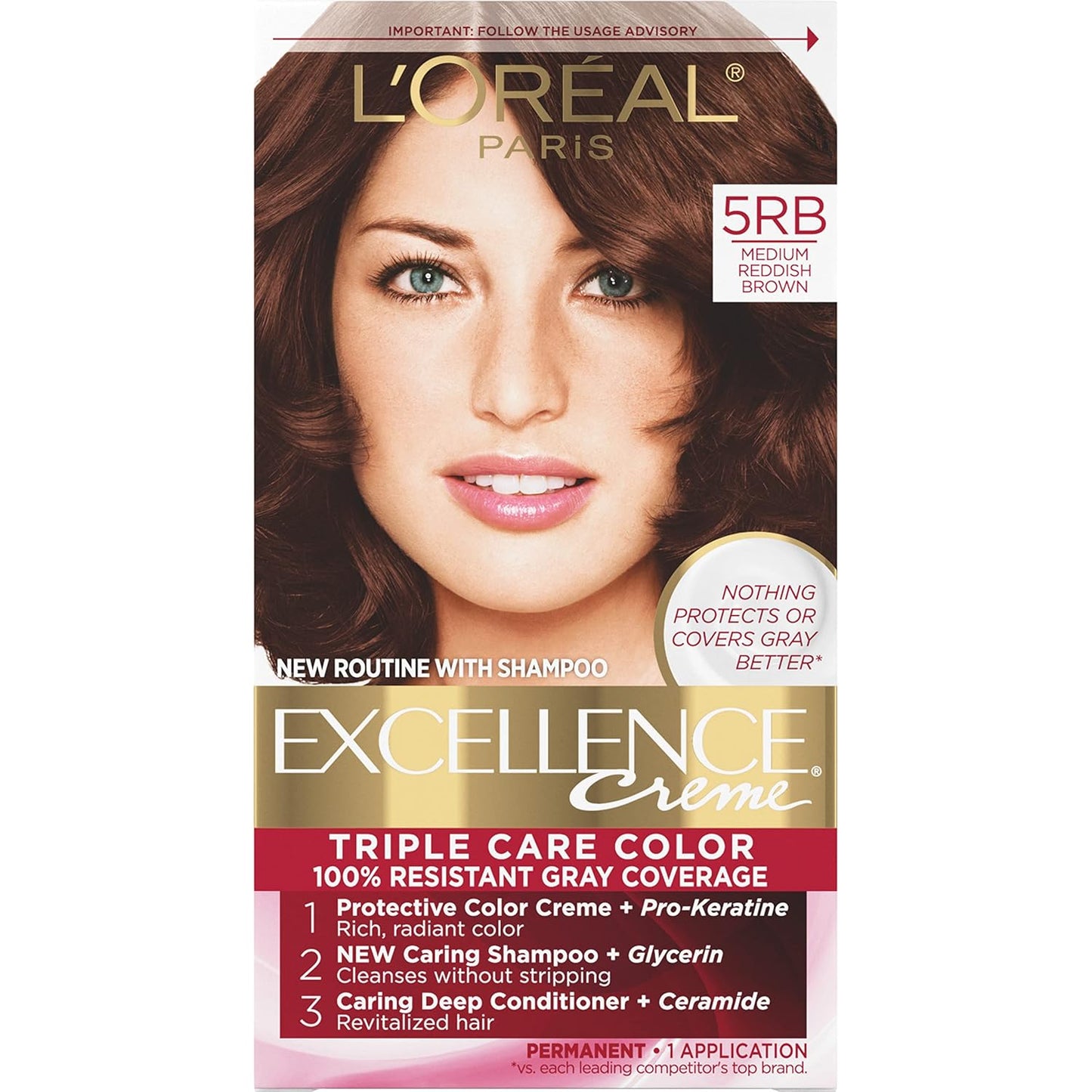 L'Oreal Paris Excellence Crème Hair Color | 9 Light Natural Blonde | Gray Coverage