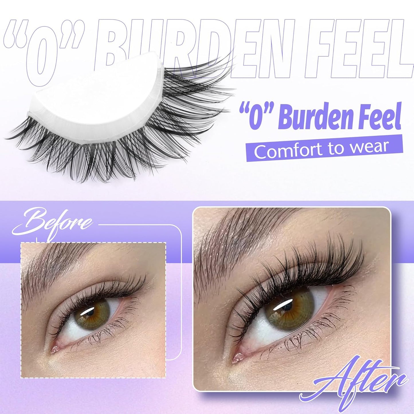 ALICE DIY Eyelash Extension Kit | 196pcs Natural Wispy Clusters | 10-18mm