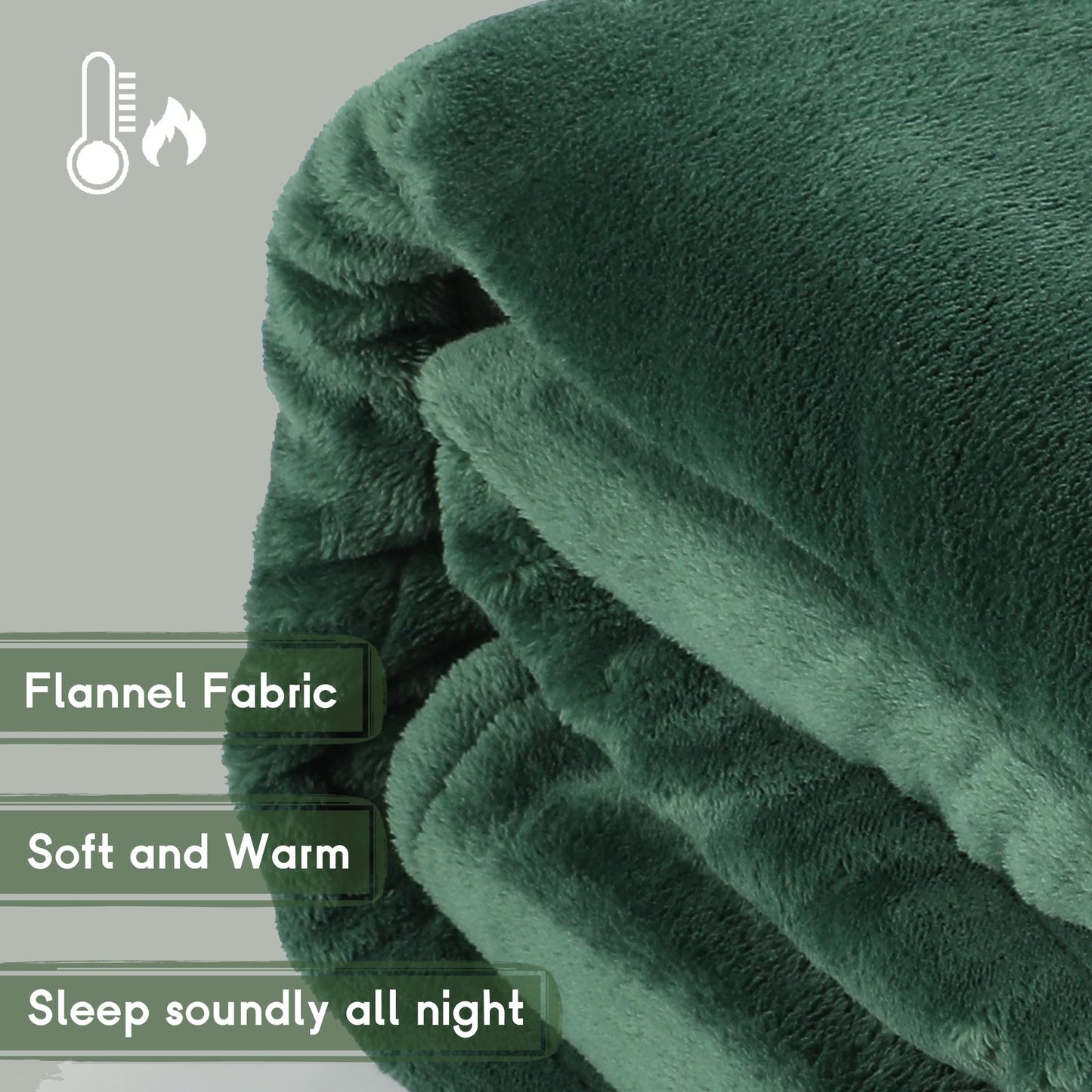 Heated Blanket Electric Blanket Full Size 72''x84'', Soft Flannel Heating Blanket with 1-10 Hour Auto Off - 6 Heat Settings - Machine Washable - Dark Grey