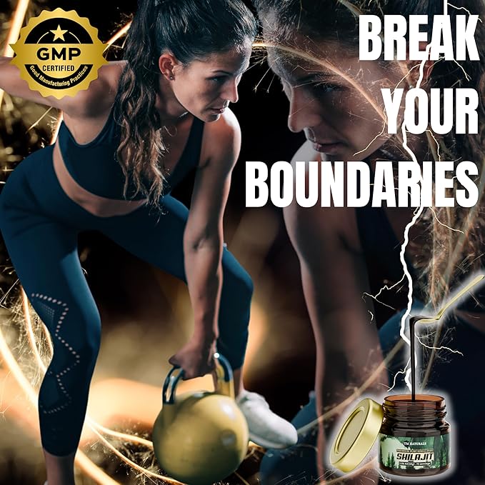Pure Himalayan Shilajit Resin - 75% Fulvic Acid, 85+ Trace Minerals, Supports Vitality & Stamina - Includes Steel Spoon, 30g, Lab Tested for Purity