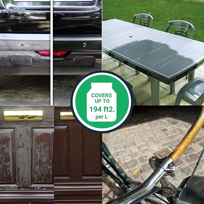 OWATROL Polytrol Plastic Restorer for Cars 34 Oz, Color Restorer, Car Bumpers, Chrome, Penetrating Oil for Multipurpose, Metals to Restore Faded Plastic and Surfaces