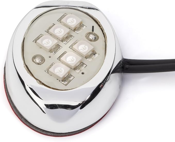Oznium LED Modules (Round Chrome, Red LED)
