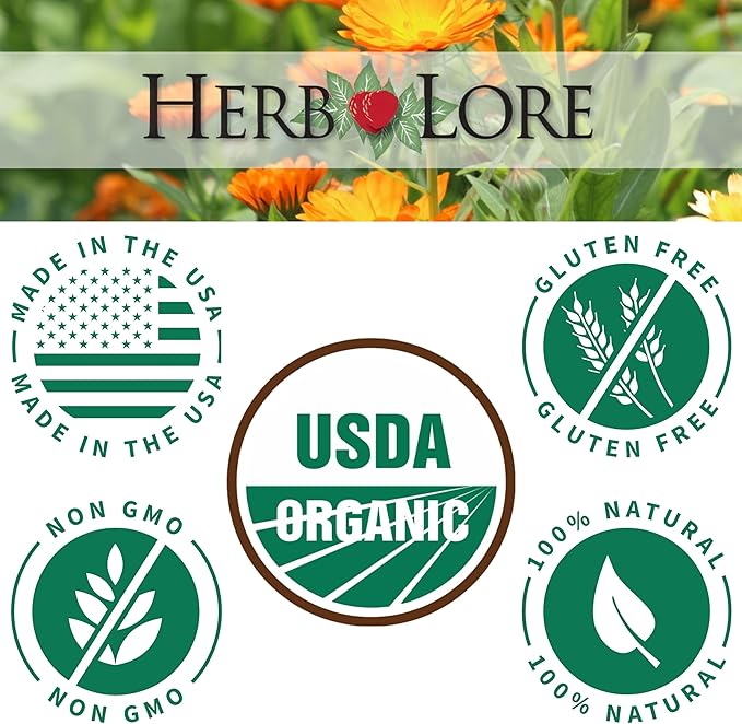 Herb Lore Valerian Root Tincture - Organic Liquid Extract Drops - Natural Herbal Sleep Aid for Kids & Adults - Alcohol Free (2 fl oz)
