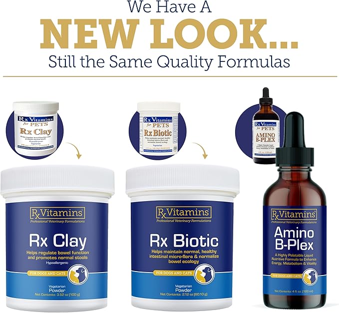 RX Vitamins B12 for Dogs and Cats - Dog Digestive Support for Improved Metabolic Process - Pure B12 for Cats to Support Nervous System - Ideal for Your Dog Vitamins and Cat Supplies - 4oz