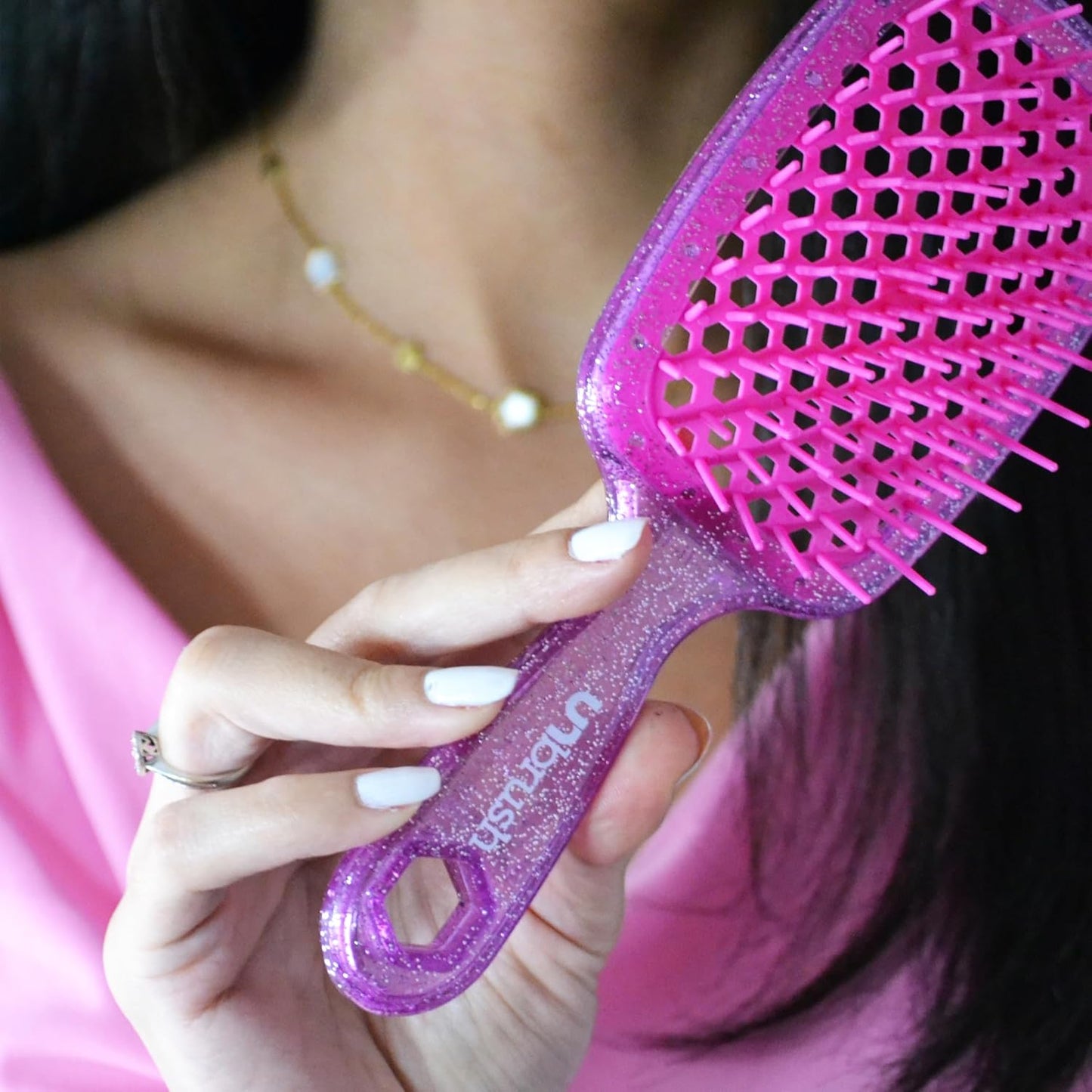 FHI Heat UNbrush Detangling Brush | Pain-Free for All Hair Types | Lightweight & Anti-Static