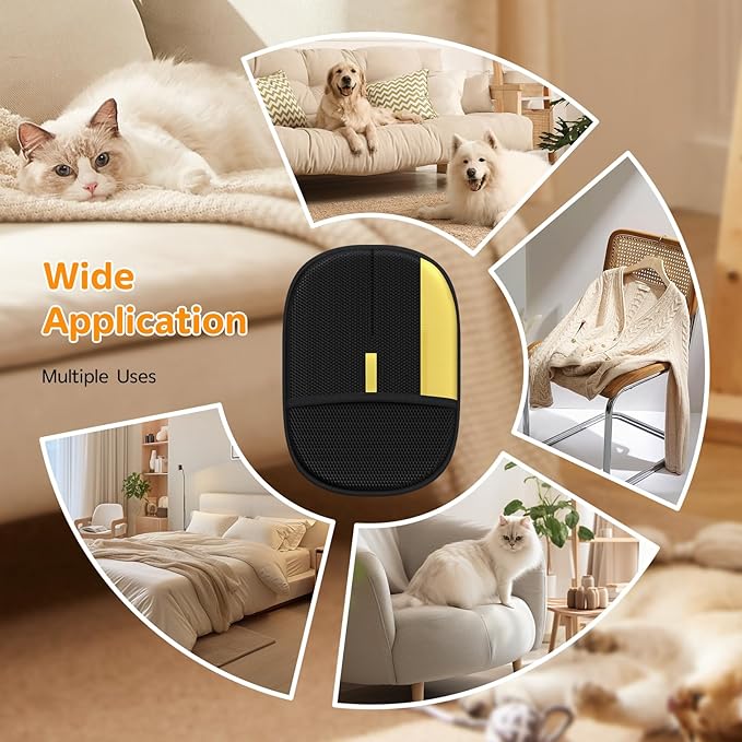 Pet Hair Remover - 2025 New Electrostatic Magic Brush Pet Hair Remover Glove, Reusable Cat & Dog Hair Remover Tool for Clothing, Couch, Furniture, Carpet, Car Seat, Cat Grooming Glove, 1 PCS