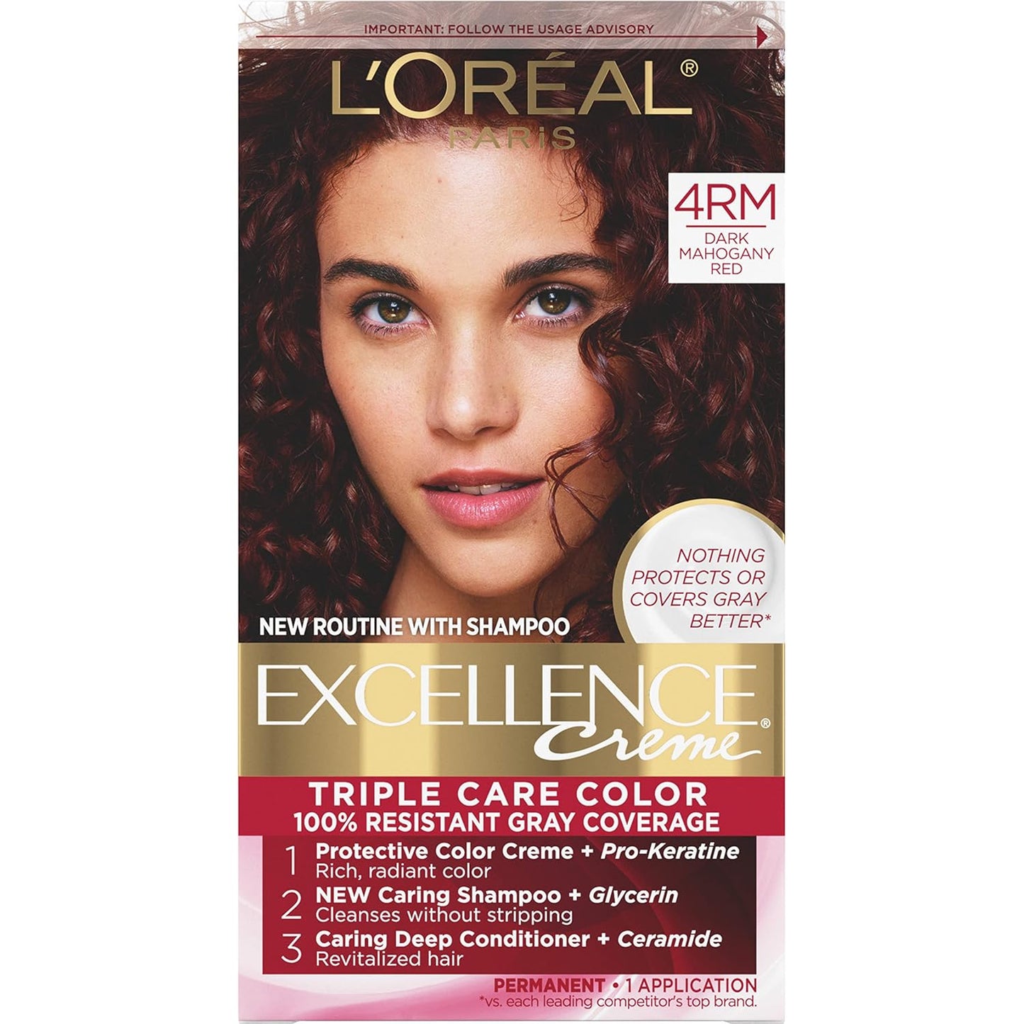L'Oreal Paris Excellence 8G Medium Golden Blonde Hair Color | Gray Coverage, 8 Weeks