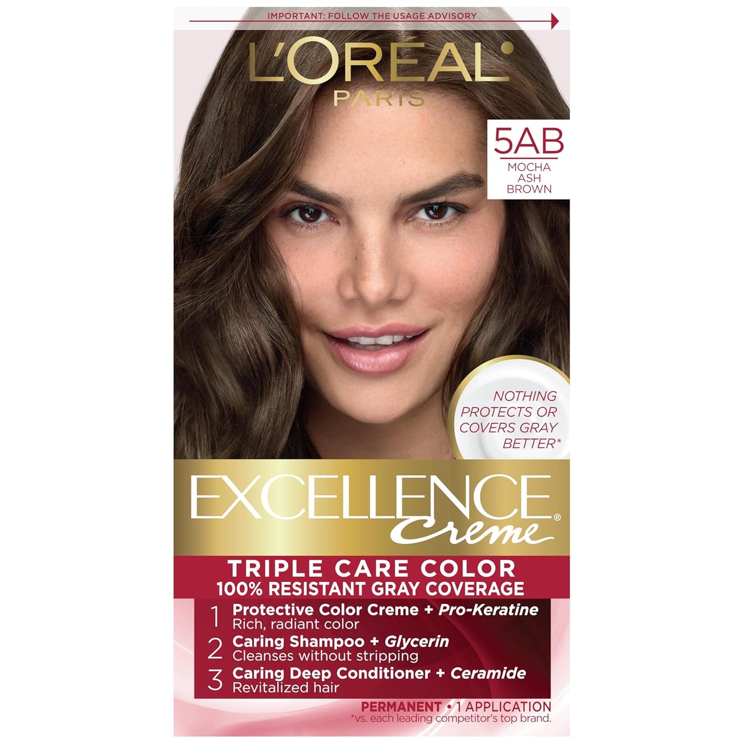 L'Oreal Paris Excellence Crème 9A Light Ash Blonde Hair Color | Gray Coverage, 8 Weeks