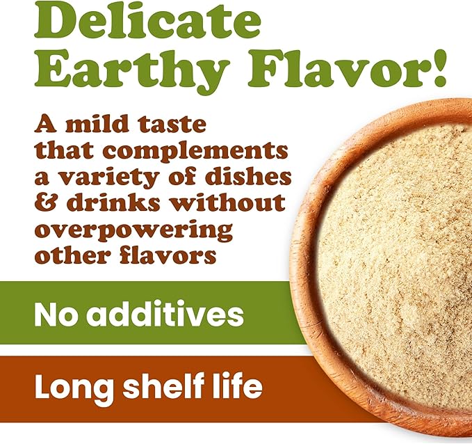Food to Live - Organic Lion's Mane Mushroom Powder, 1 Pound - Elevate Your Brain Wellness with Premium, Non-GMO, Natural, and Vegan Superfood to Better Focus