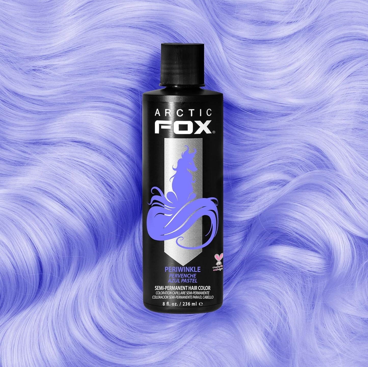 ARCTIC FOX Vegan Semi-Permanent Hair Color Dye | STERLING | 4 Fl Oz