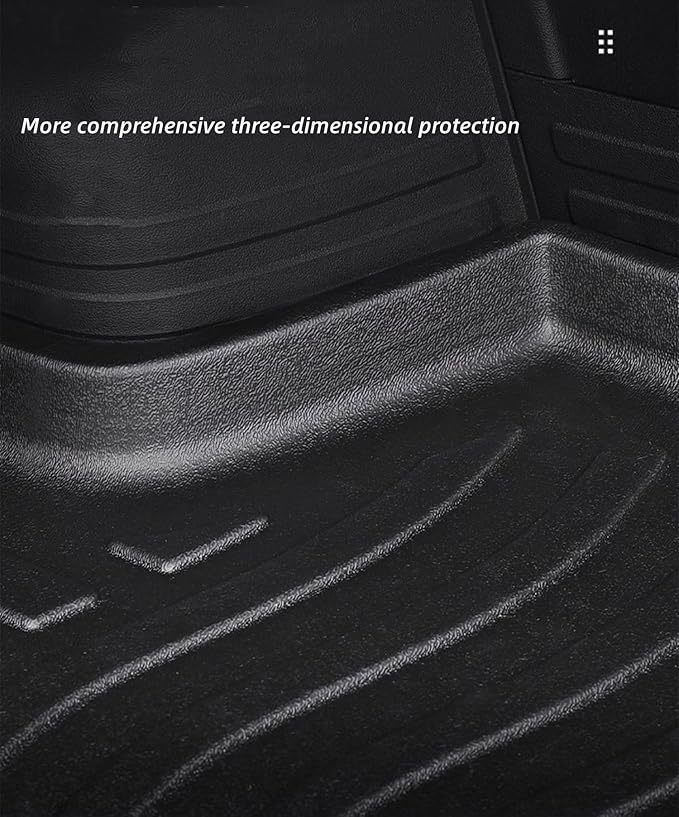Cargo Liners Fits Nissan Kicks 2018-2022 Rear Trunk Floor Mats 3D Boot Tray All-Weather TPE Black
