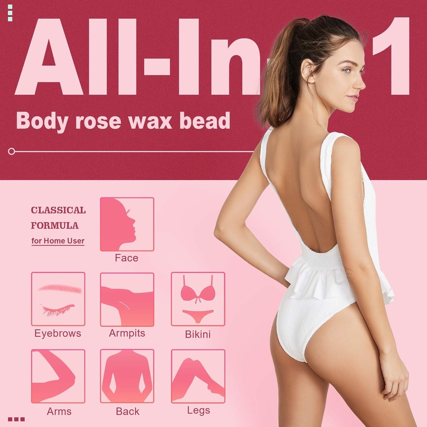 Chamomile Hard Wax Beads – 1Lb Hair Removal Wax for Full Body | Home Refill