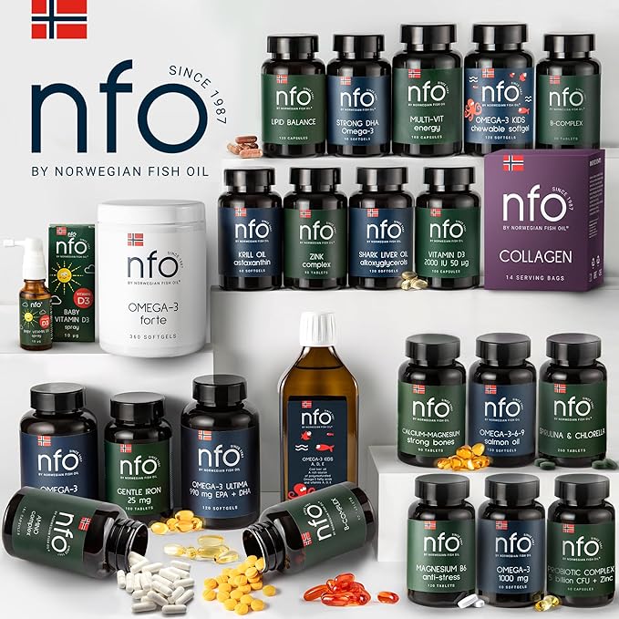 NFO Gentle Iron [100 Tablets] Norwegian Natural High Dose Iron Complex with The Patented Ferrochel Formula The Most bioavailable Form Against Iron Deficiency More efficient by 90% Suitable for Vegans