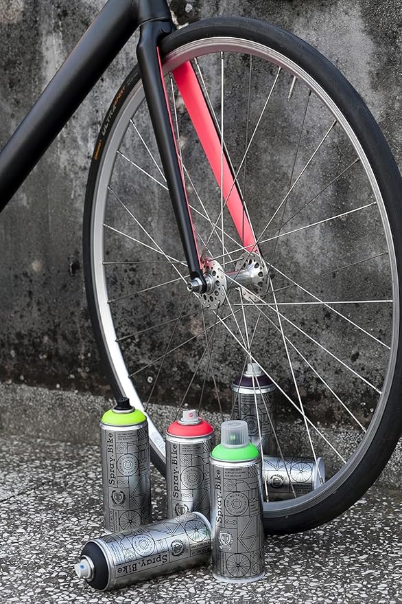 Spray.Bike Spray Paint - Silvertown | Designed Mainly for Bicycles | Multi-Use Acrylic Spray Paint for Metal, Plastic | High Coverage Bike Paint, 400ml