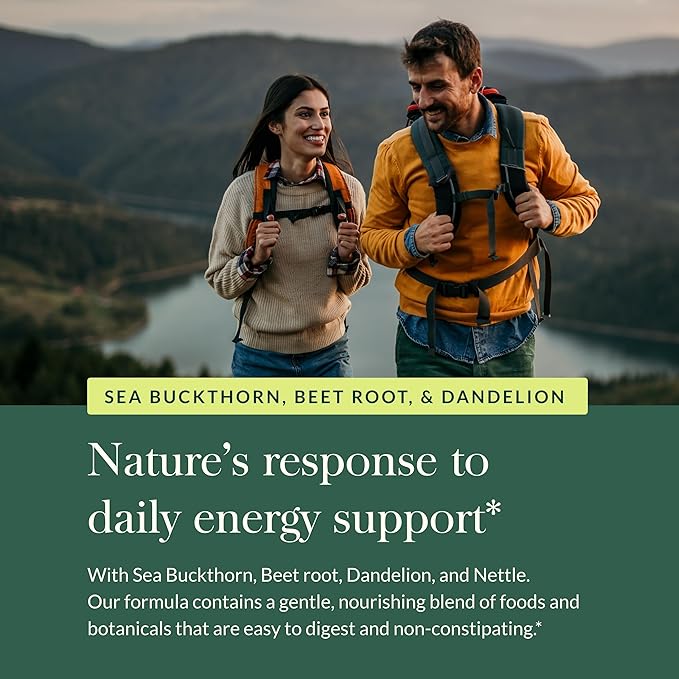Gaia Herbs Plant Force Liquid Iron - Vegetarian Iron Supplement to Help Maintain Healthy Iron & Energy Levels - with Star Anise, Sea Buckthorn, Beet Root, Dandelion & Nettle - 8.5 Fl Oz (25 Servings)