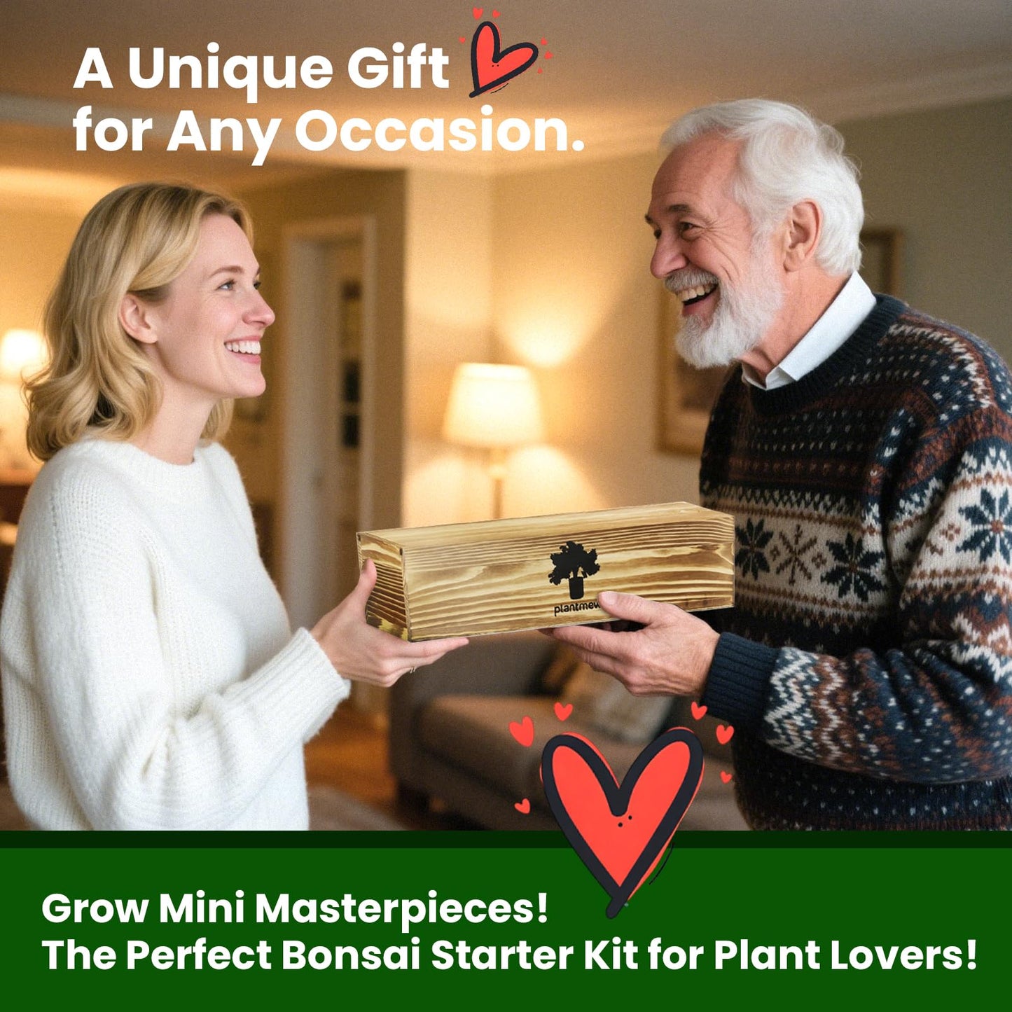 Bonsai Tree Kit – 5Pack Complete Indoor Starter Kit with 5 Unique Japanese Bonsai Trees, Tools & Planters – Perfect Gardening Gift for Women, Men, Plant Lovers – Great for Easter, Father’s Day