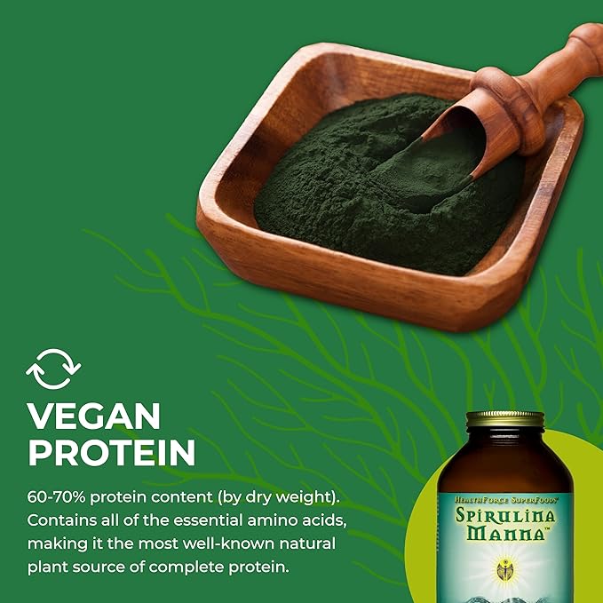 HealthForce SuperFoods Spirulina Manna - Tablet - 400 Vegan Tablets