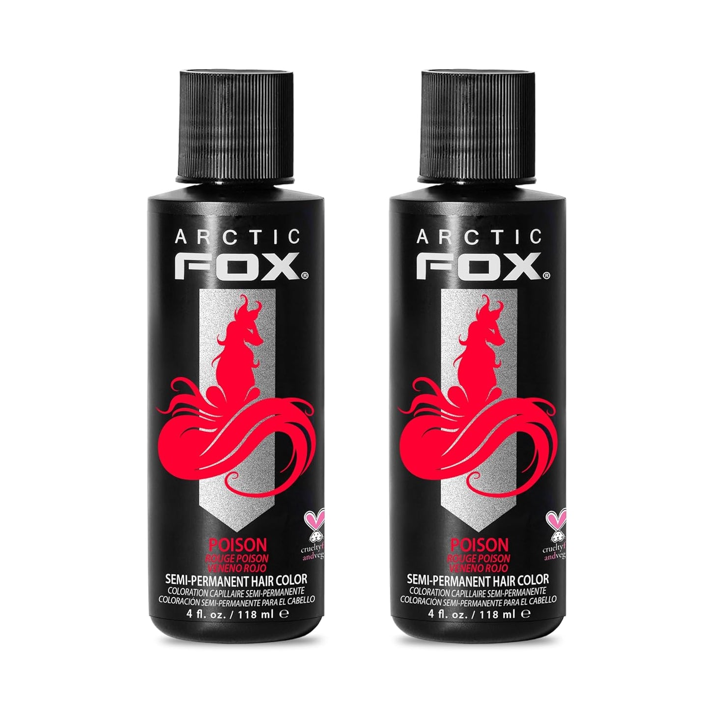 ARCTIC FOX Vegan Semi-Permanent Hair Color Dye | NEVERLAND | 4 Fl Oz